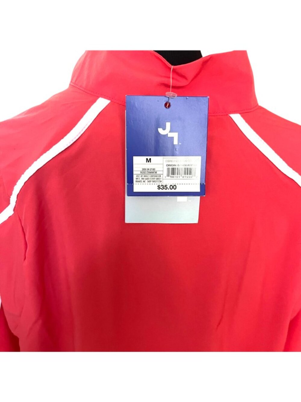 Joy Lab Women's Medium Light Weight Coral Colored Jacket - NEW with tags - Picture 4 of 8